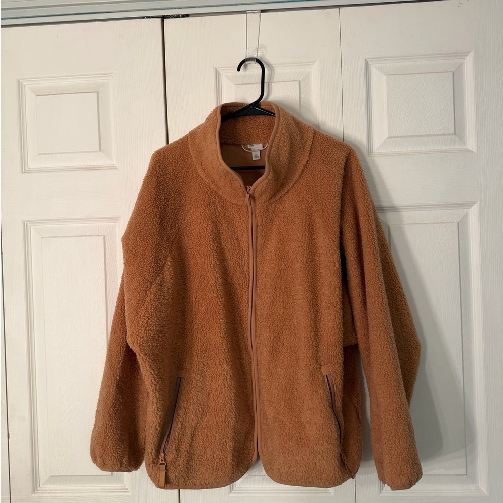 All in Motion Tan Teddy Jacket